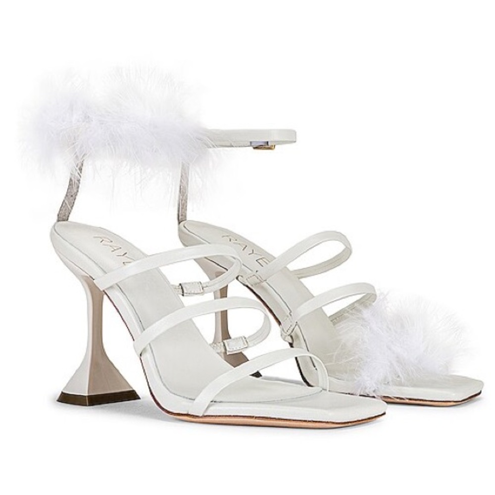 Revolve RAYE White Bridal Wedding Heels